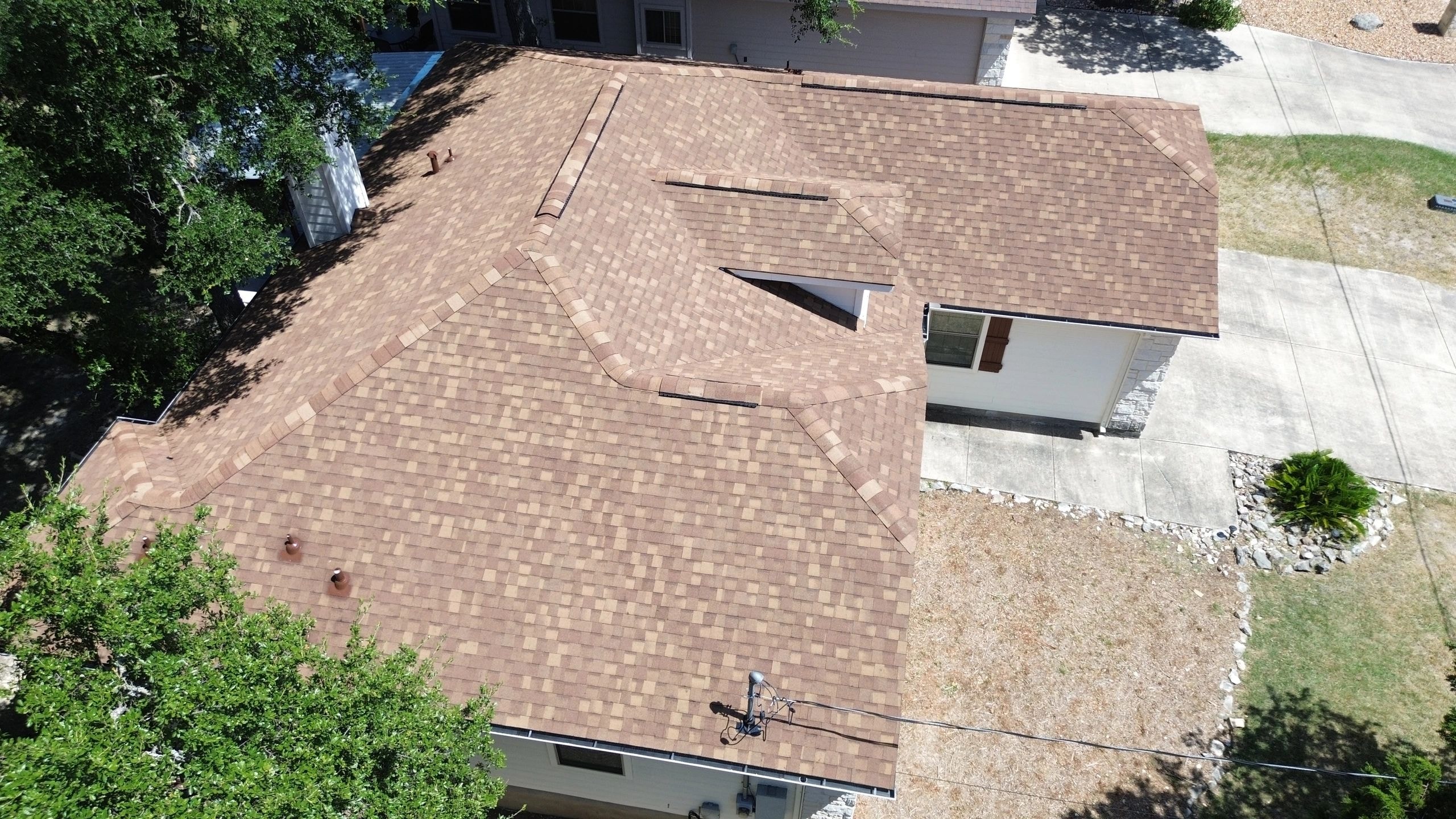 Professional roofing crew at work